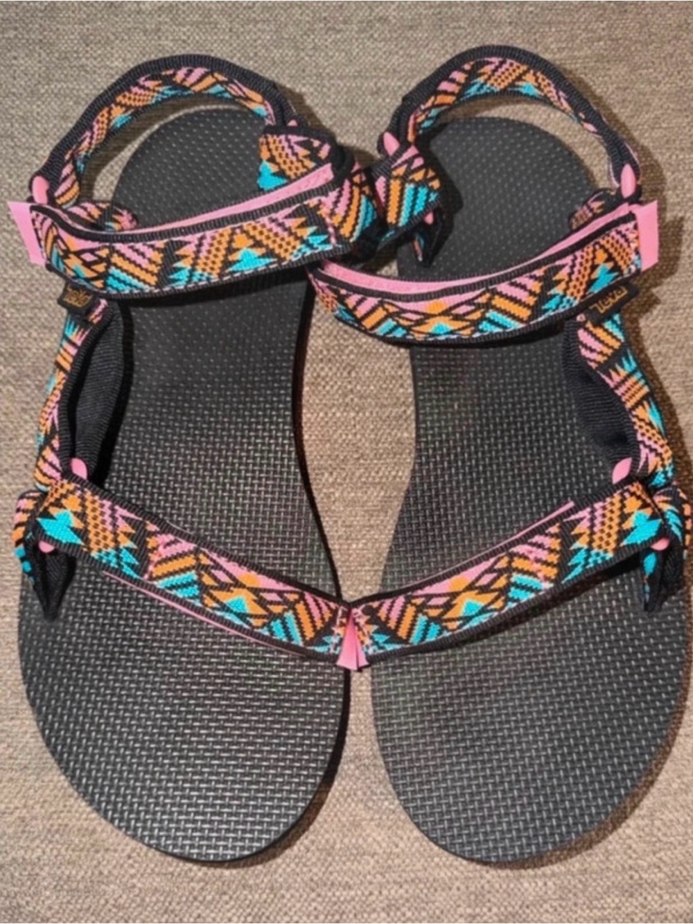 Pink Teva Sandals Size 10